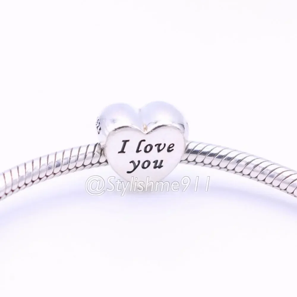 Authentic PANDORA Retired Words of Love Charm